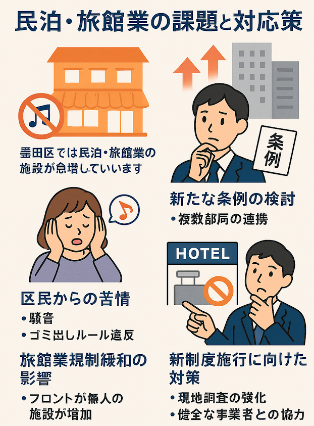 【第二弾】墨田区における民泊・旅館業の課題と新たな条例の方向性